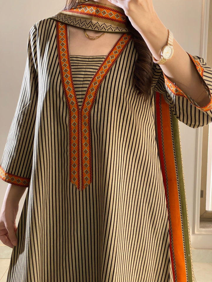 Khaddar Printed 3pc