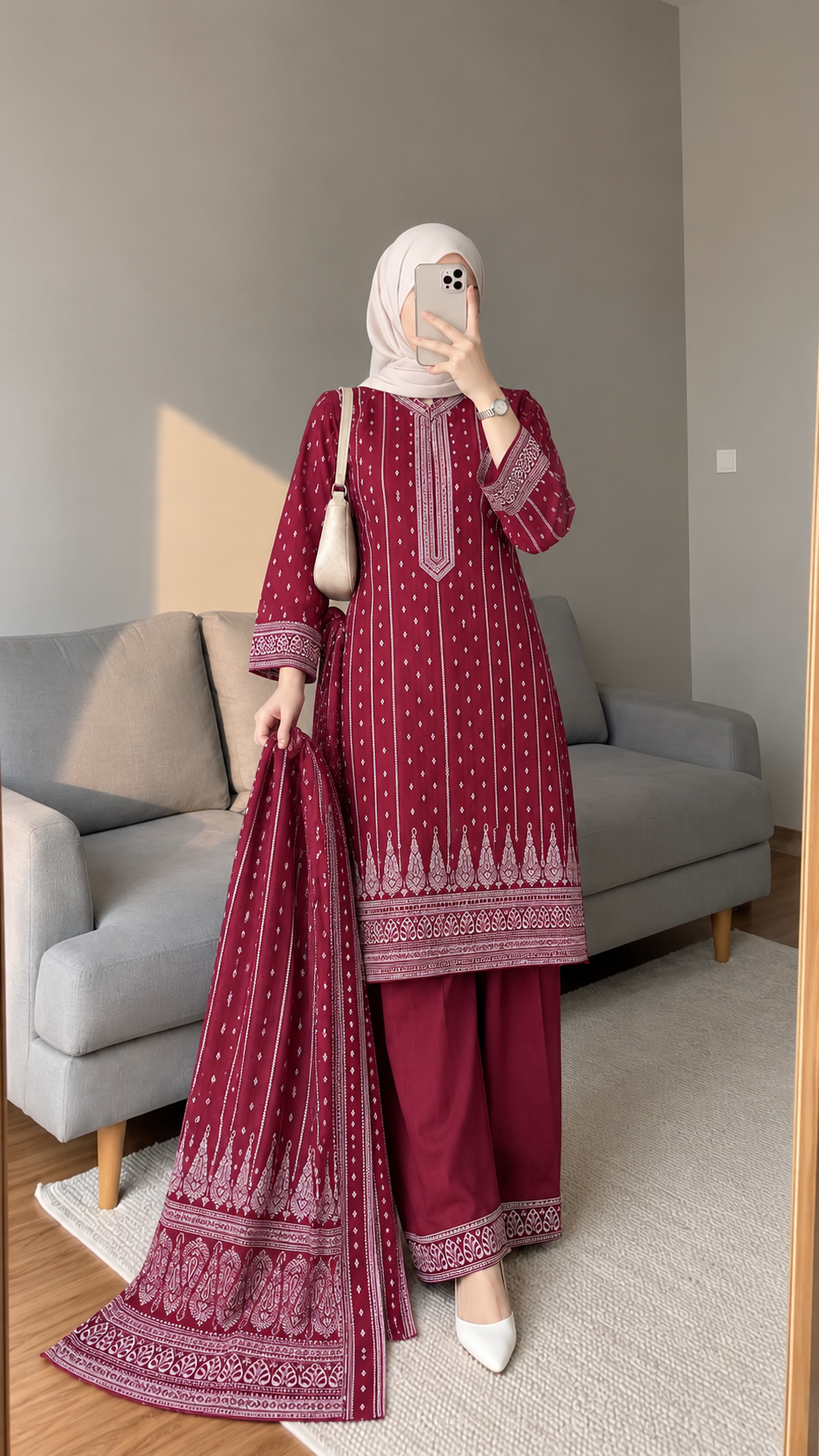 Khaddar Printed 3pc
