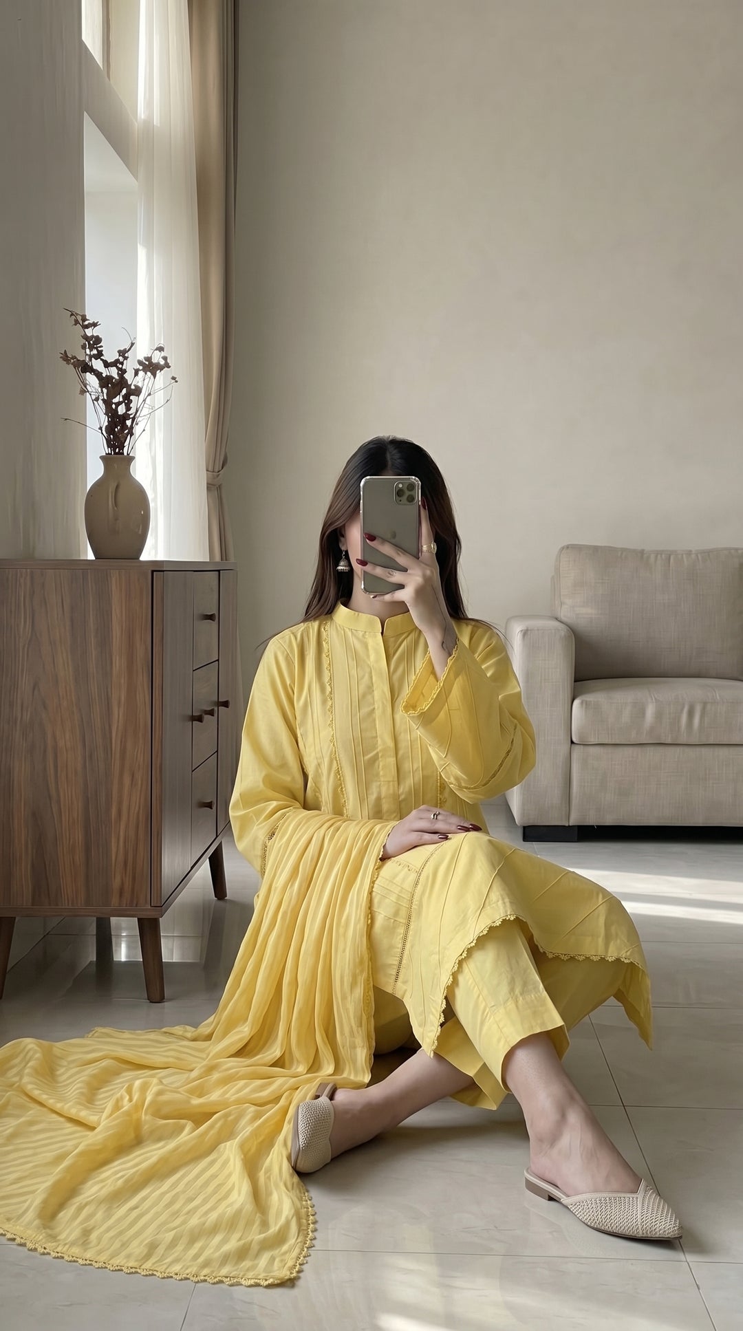 Cotton Solid 3pc - Lemonade