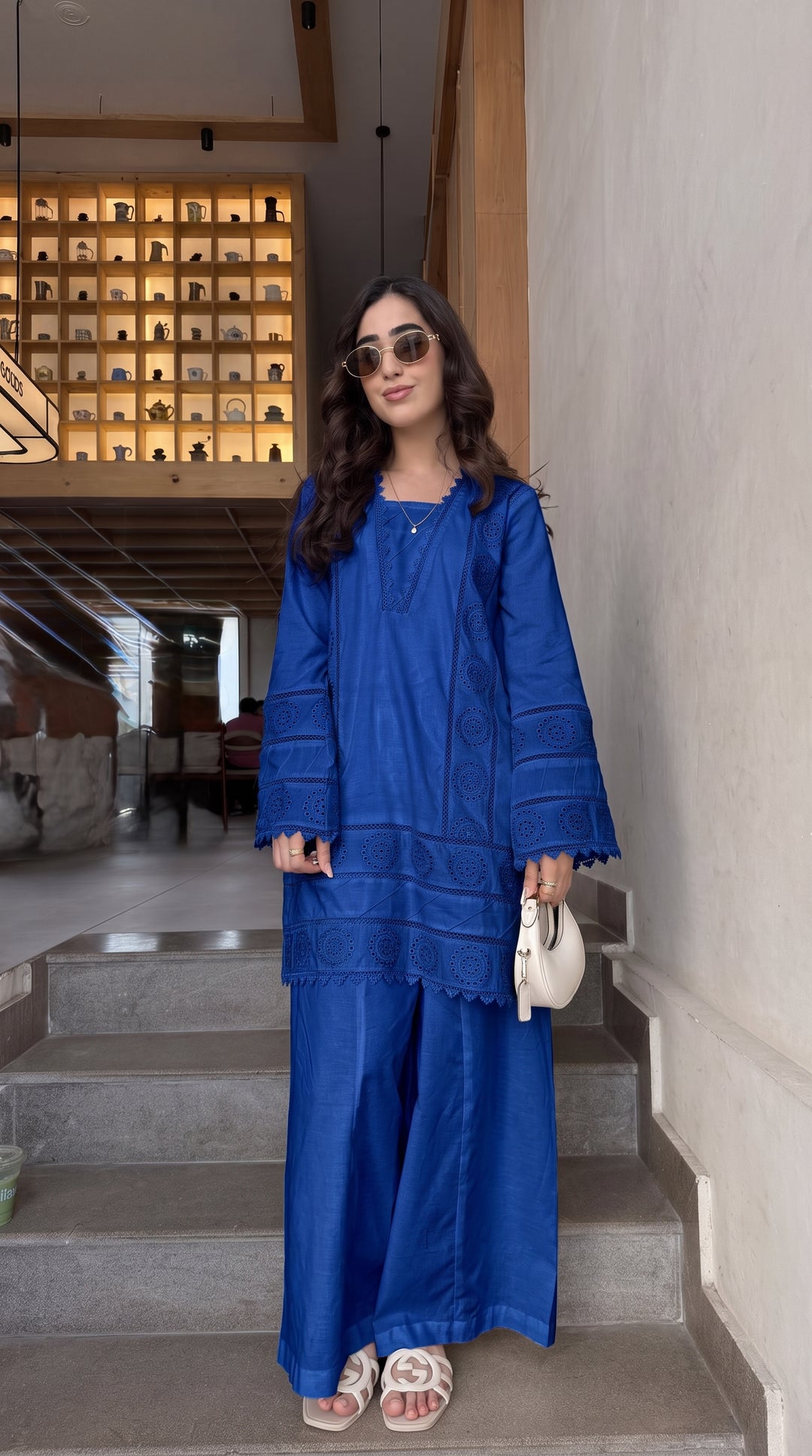Sapphire Embroidered Co-ords