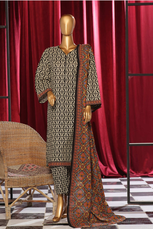 Khaddar Printed 3pc - Vol 2