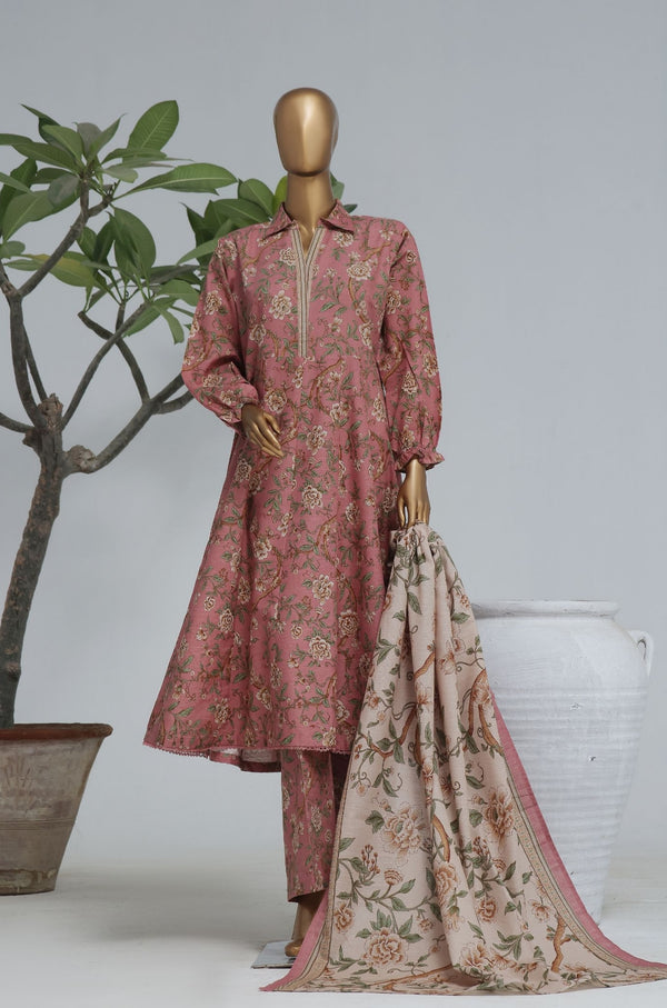 Khaddar Printed Frocks 3p