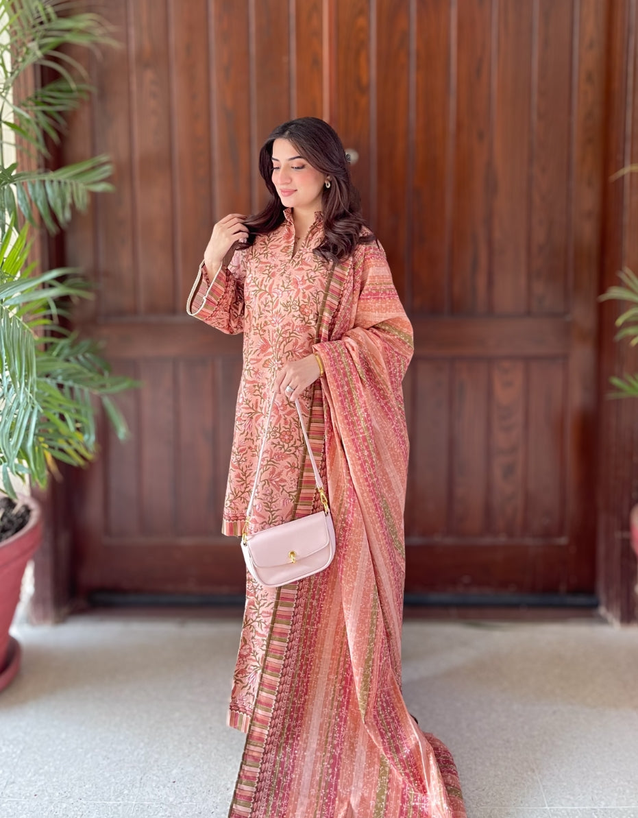 Linen Printed 3pc