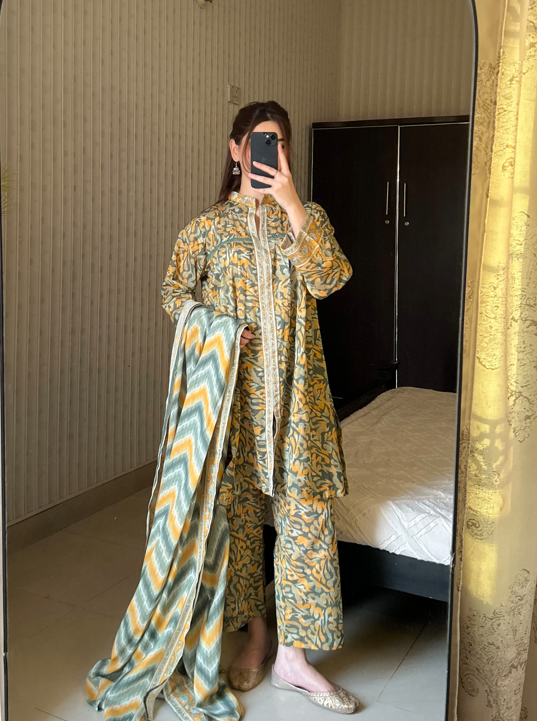 Summer Printed Lawn 3pc