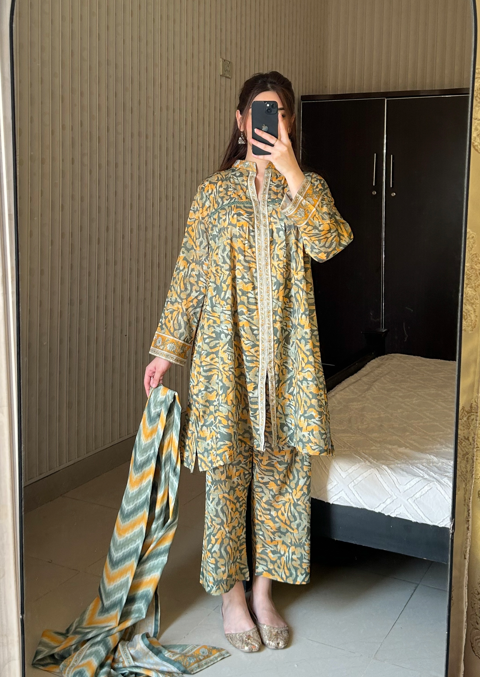 Summer Printed Lawn 3pc