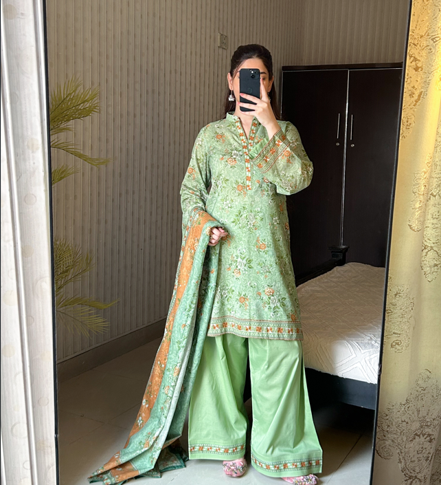 Summer Printed Lawn 3pc