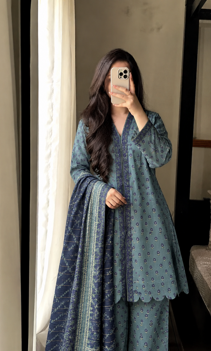 Khaddar Printed 3pc