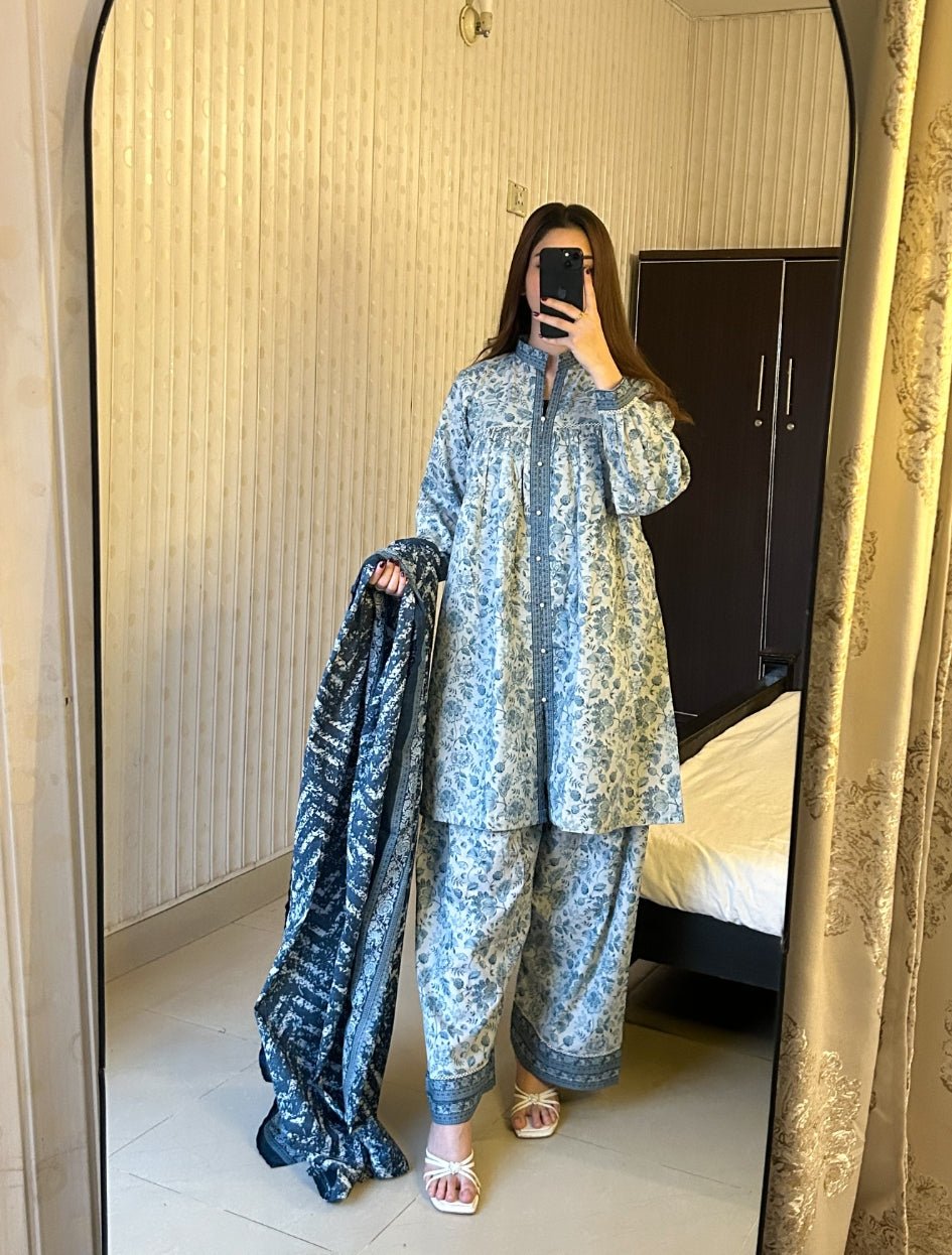 Cotton printed 3pc - Intermix '25 - Bin Saeed Bin Saeed