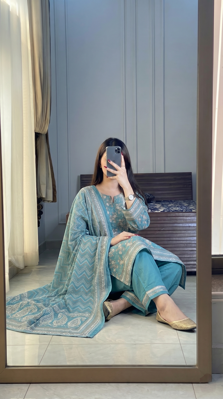 Summer Printed Lawn 3pc