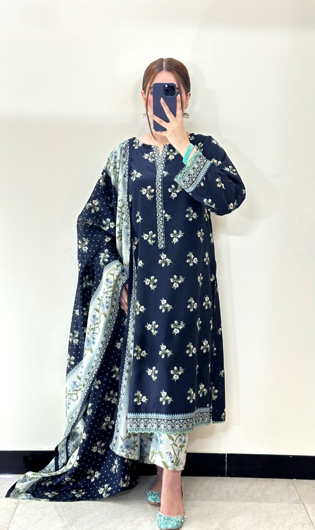 Linen Printed 3pc - Bin Saeed Bin Saeed