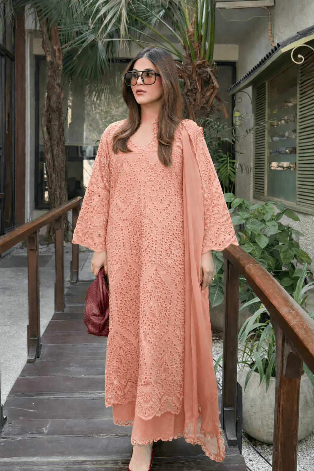 Luxury Embroidered 3pc - Bin Saeed Bin Saeed