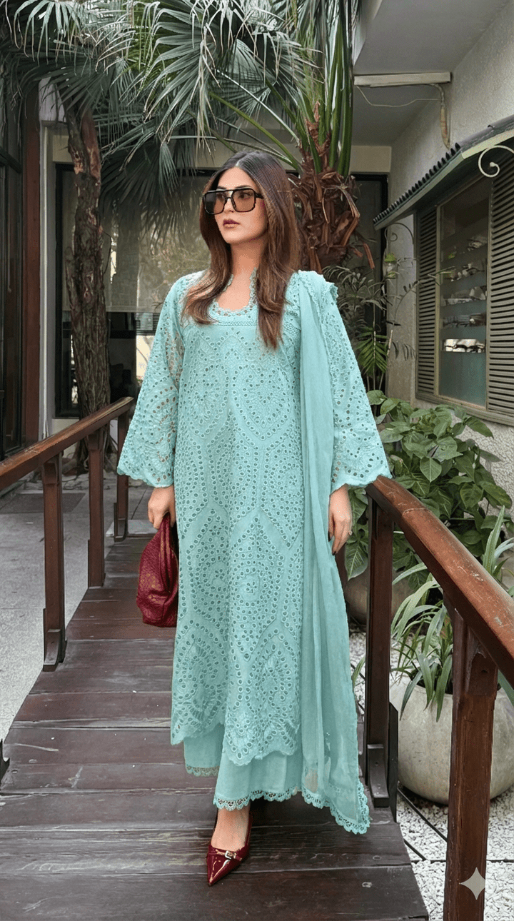 Luxury Embroidered 3pc - Bin Saeed Bin Saeed