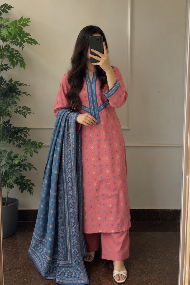 Khaddar Printed 3pc