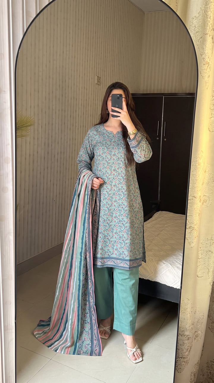 Summer Printed Lawn 3pc
