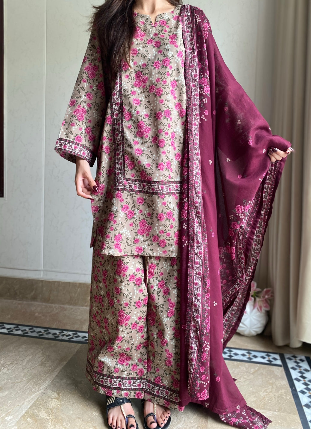 Summer Printed Lawn 3pc