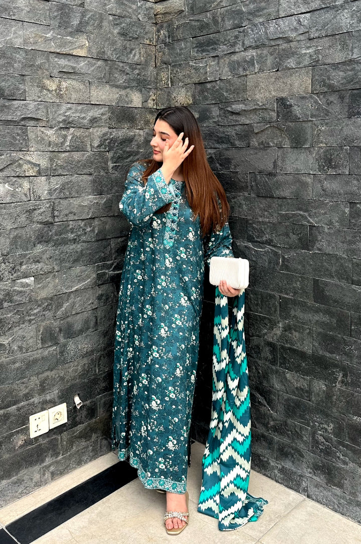 Linen Printed 3pc