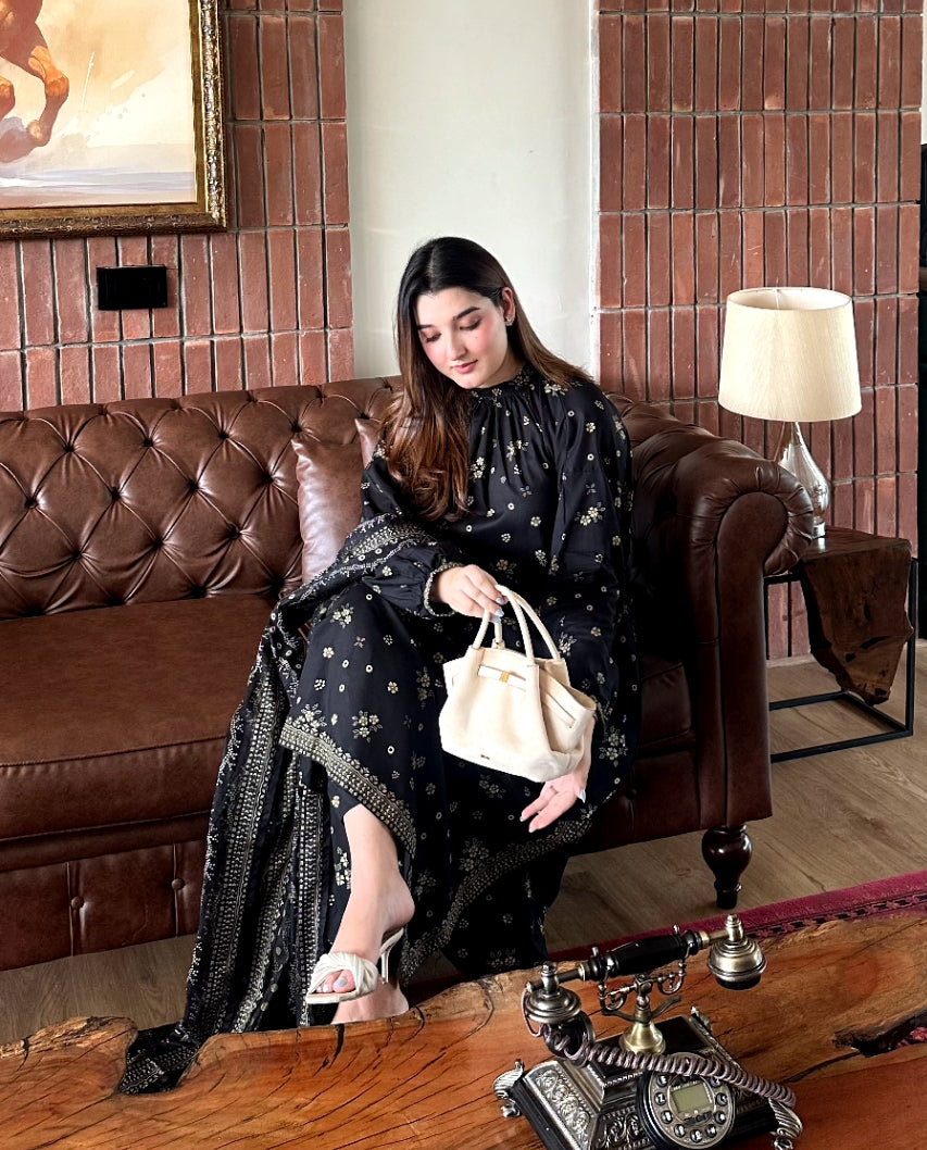 Printed Kaftan 3pc