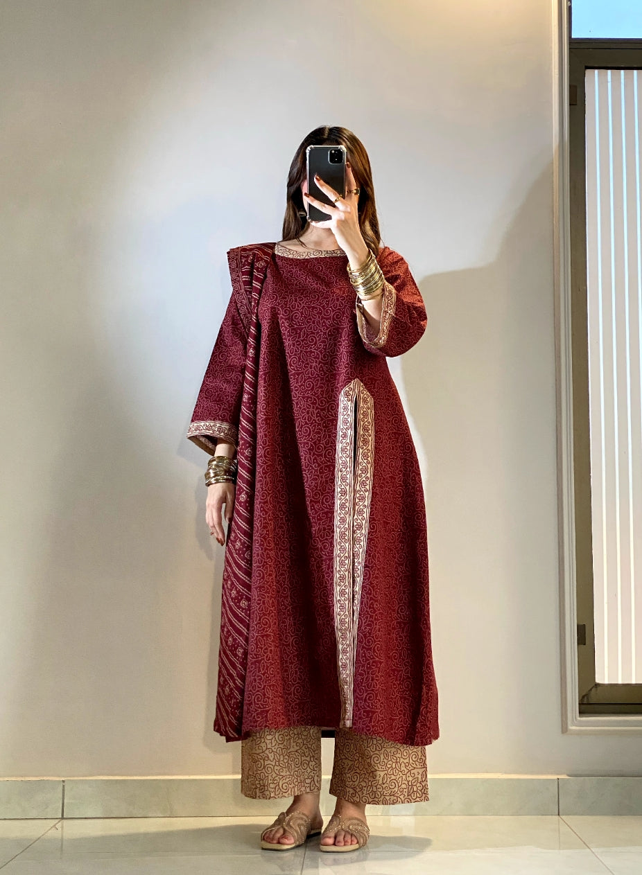 Khaddar Printed 3pc