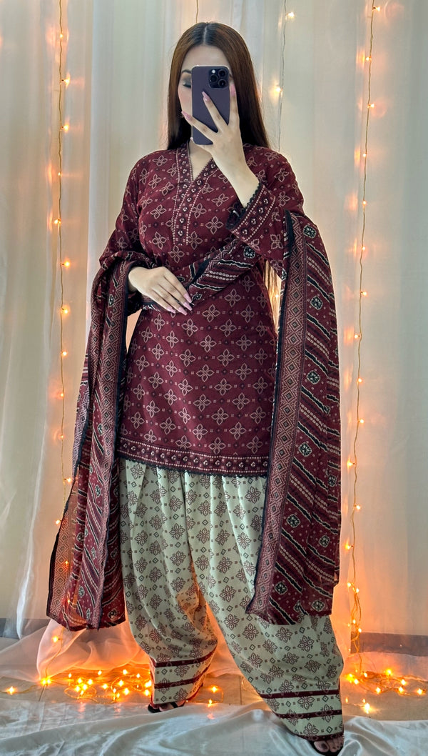 Summer Printed Lawn 3p - Vol-3