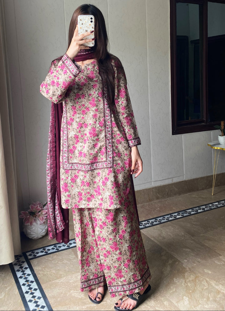 Summer Printed Lawn 3pc