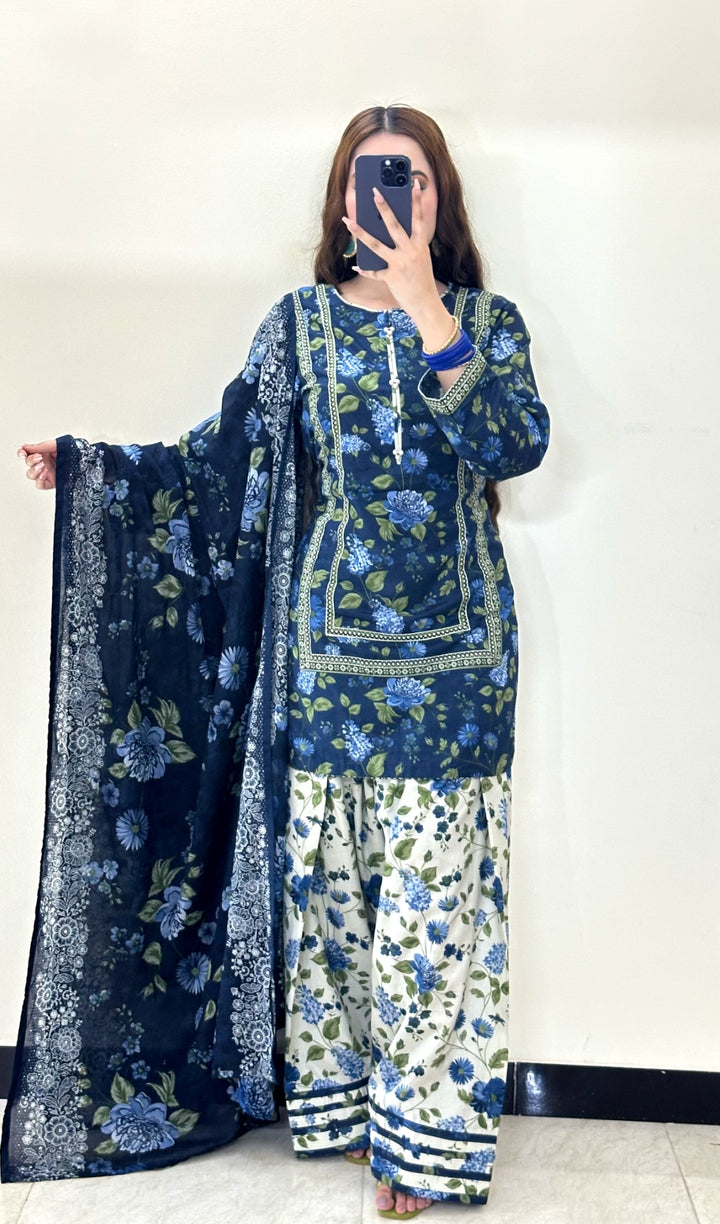 Summer Printed Lawn 3p - Vol-3