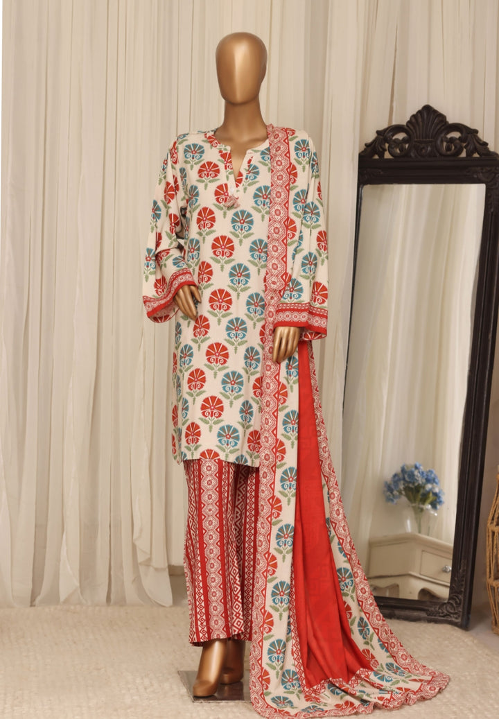 Linen Printed 3pc