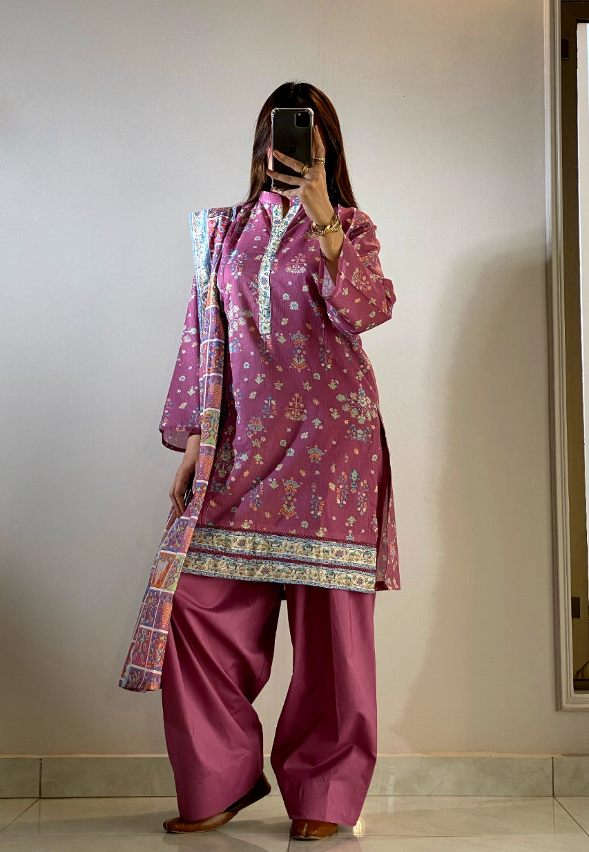 Summer Printed Lawn 3pc