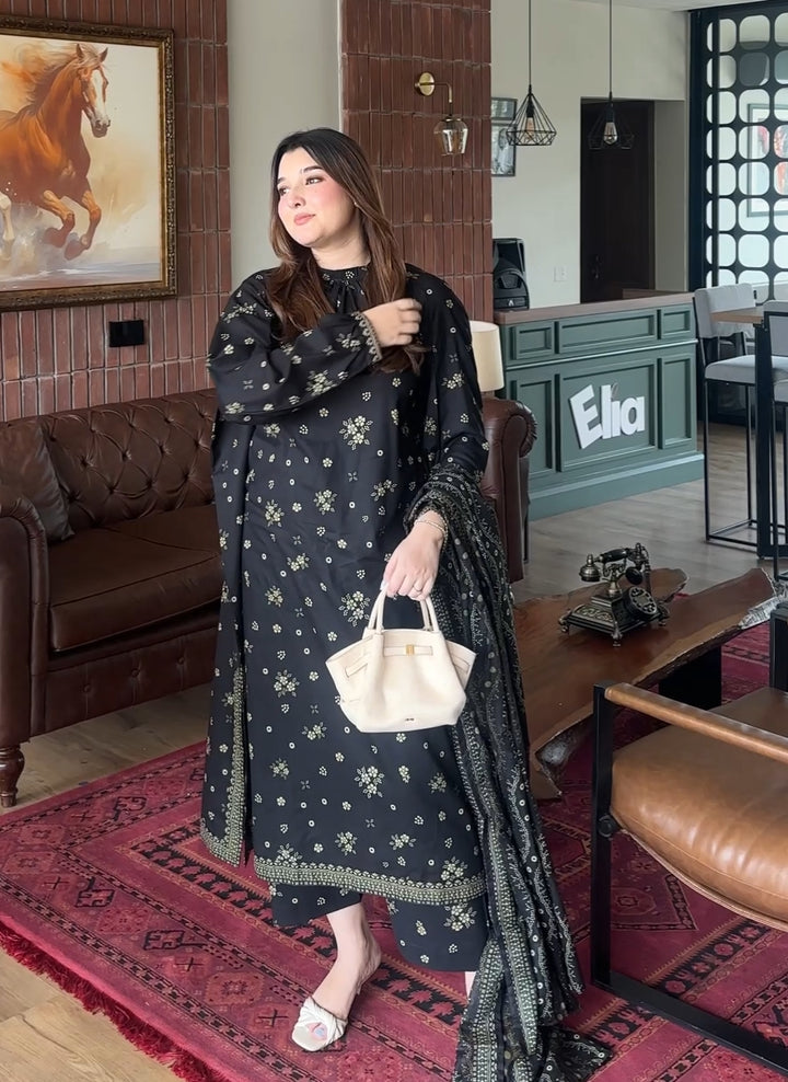 Printed Kaftan 3pc