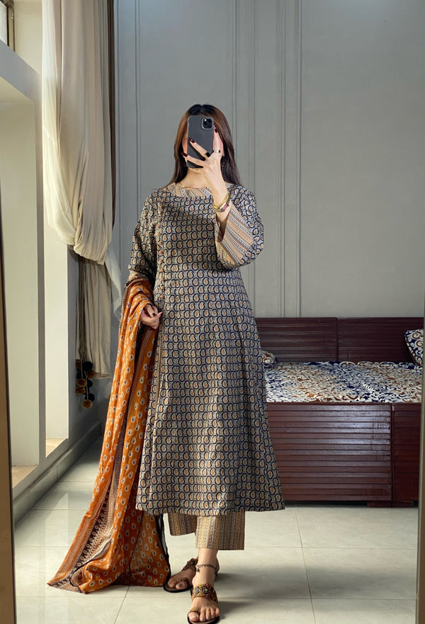Summer Printed Lawn 3p - Vol-3