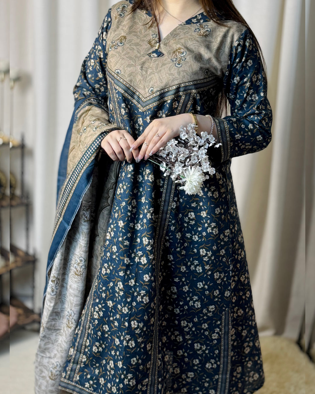Khaddar Printed 3pc