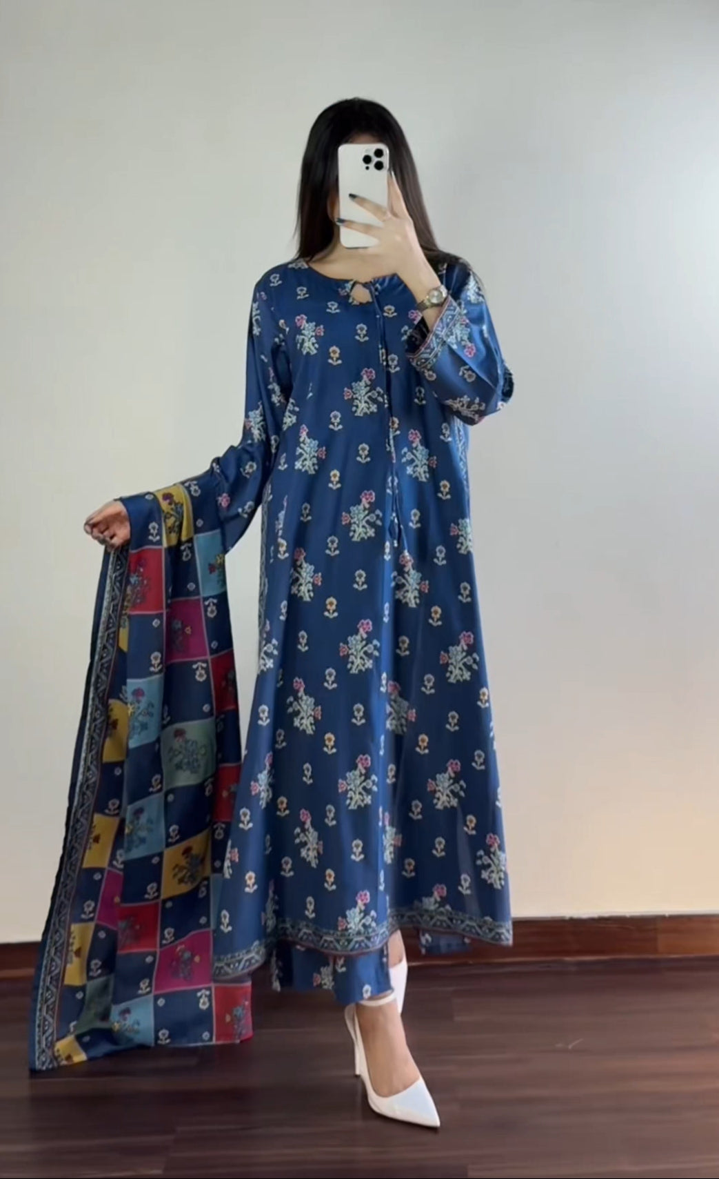 Printed Kaftan 3pc