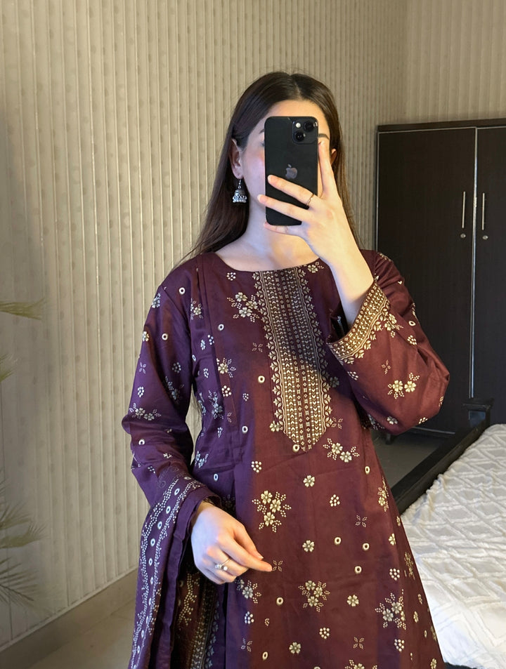 Summer Printed Lawn 3pc