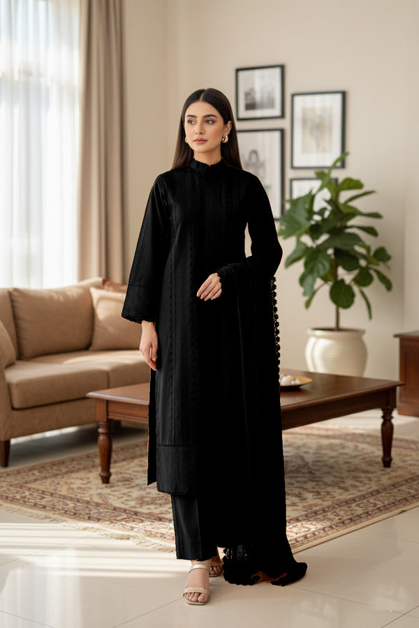 Winter Solid 3pc - Lacework