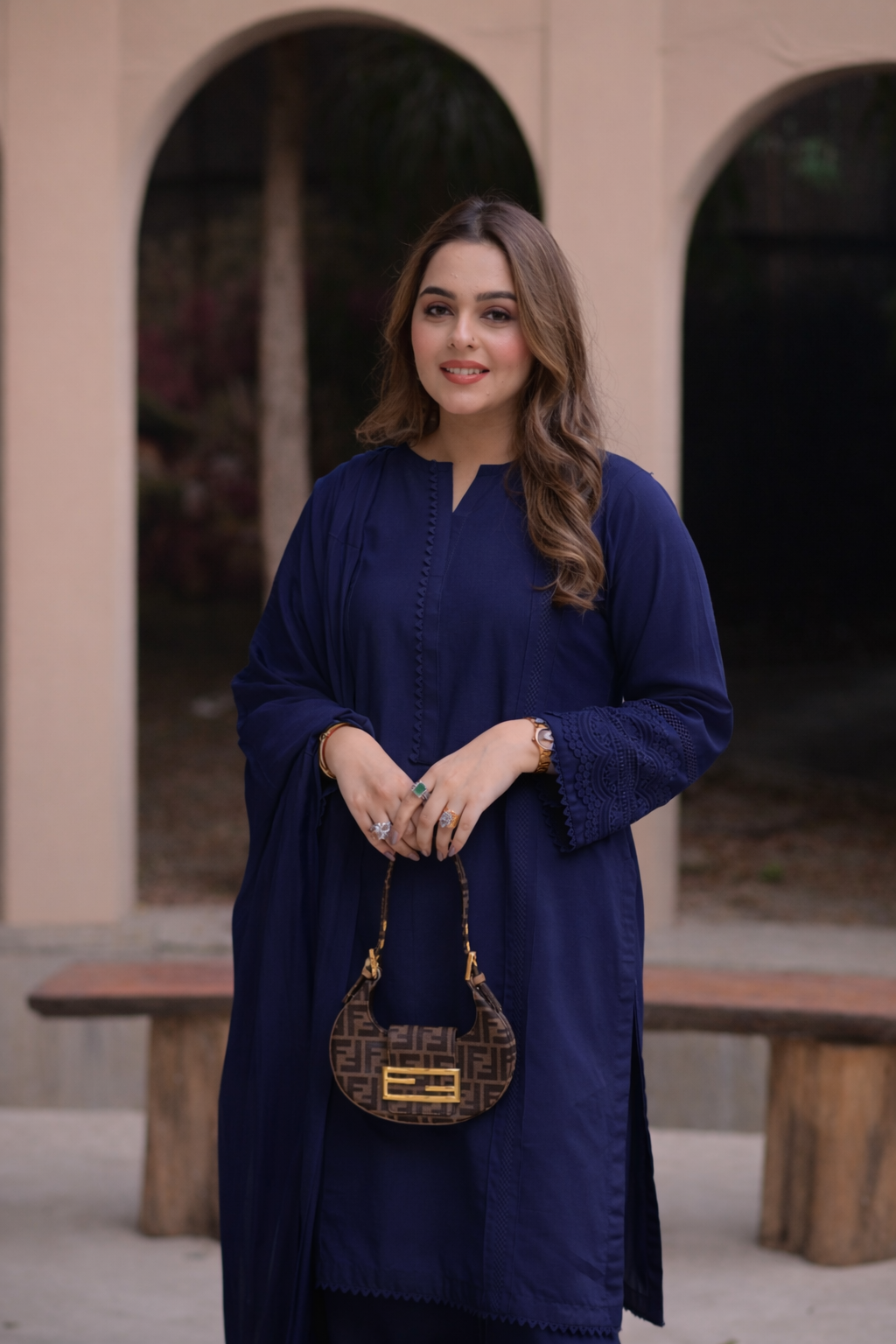Winter Solid 3pc - Navy Blue
