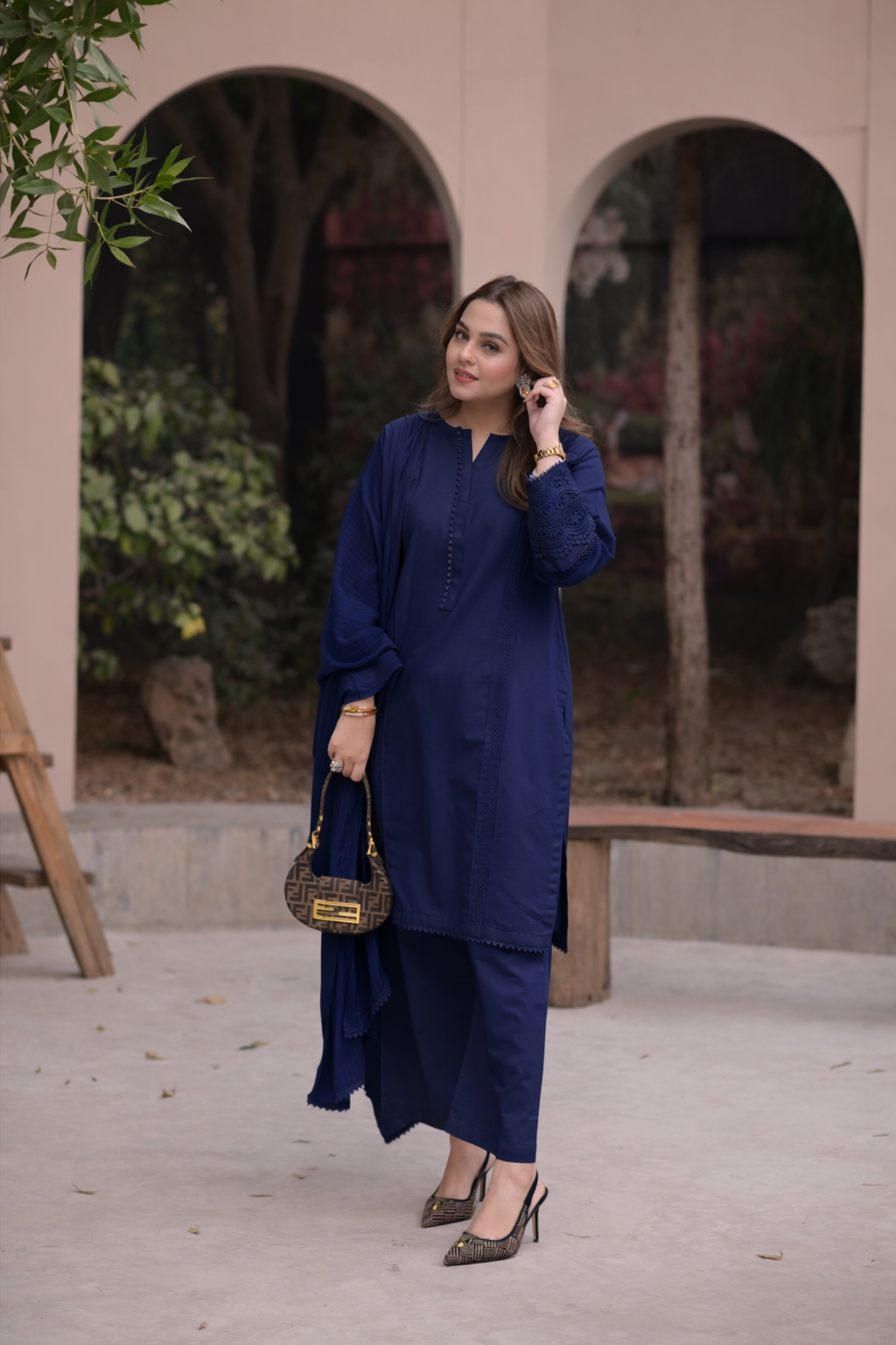 Winter Solid 3pc - Navy Blue