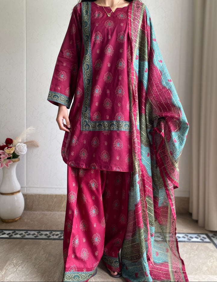 Summer Printed Lawn 3pc
