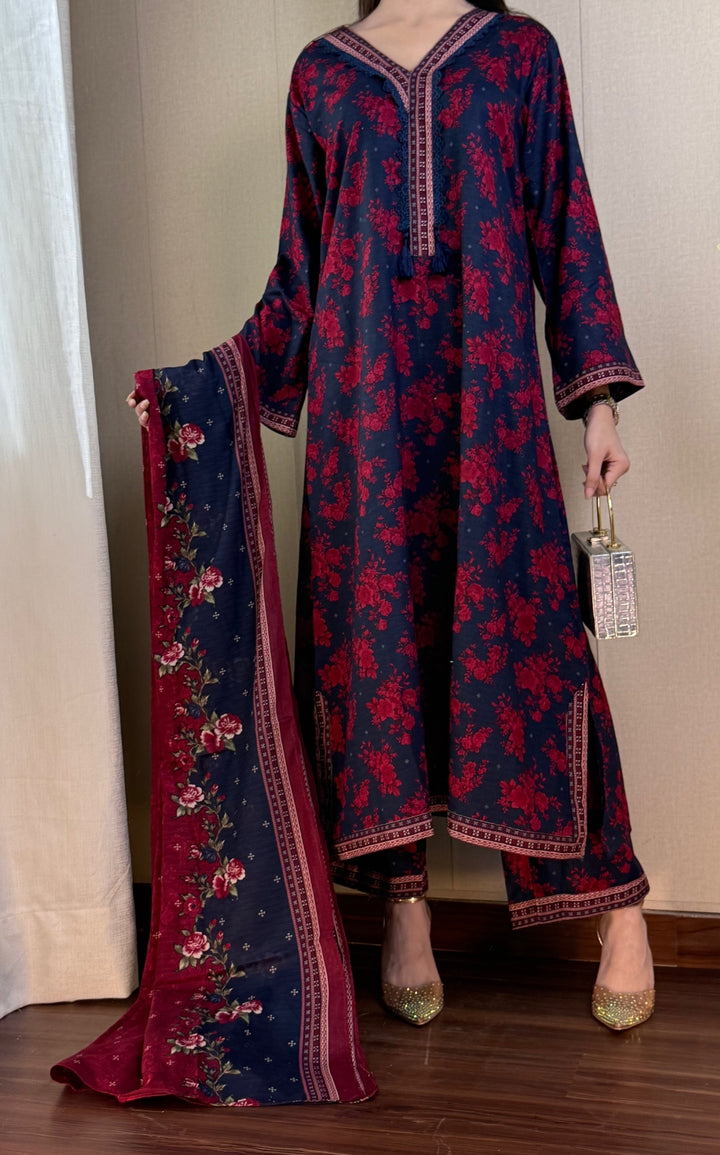 Printed Kaftan 3pc