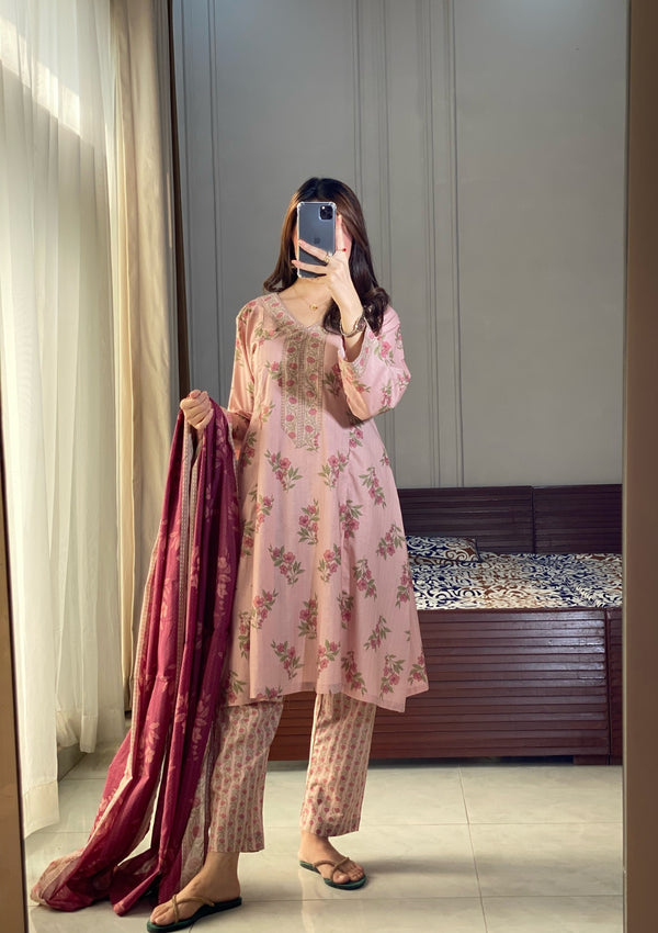 Summer Printed Lawn 3p - Vol-3