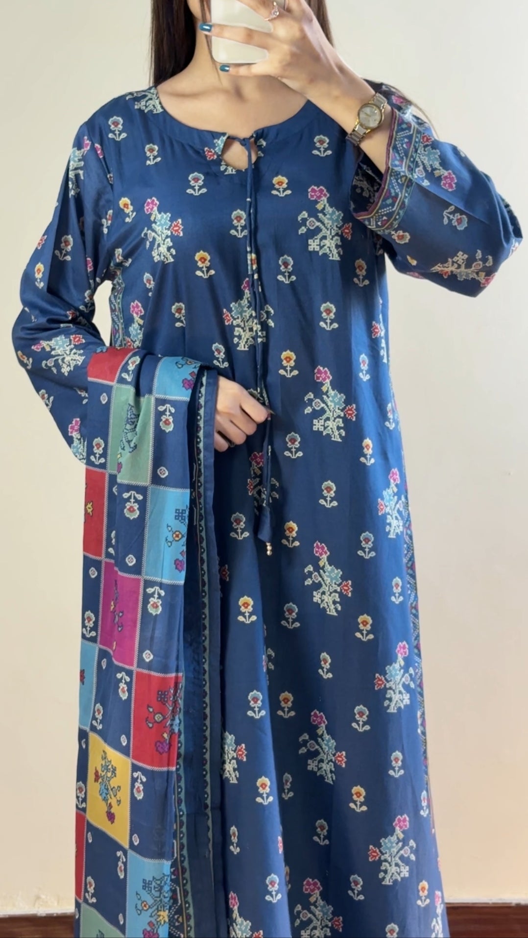 Printed Kaftan 3pc