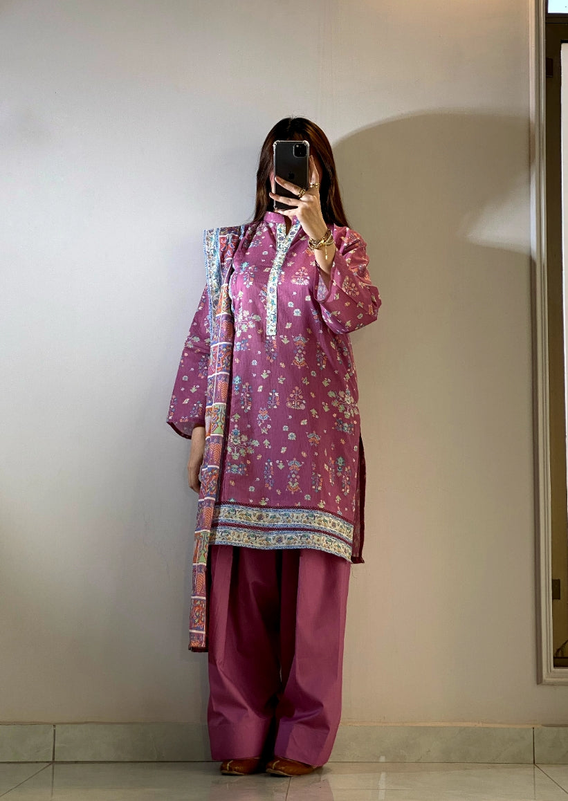 Summer Printed Lawn 3pc