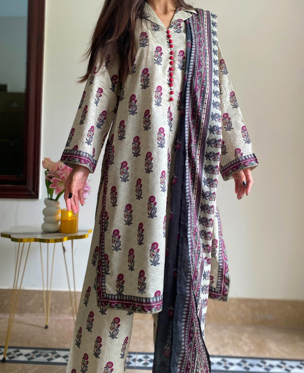 Summer Printed Lawn 3p - Vol-3