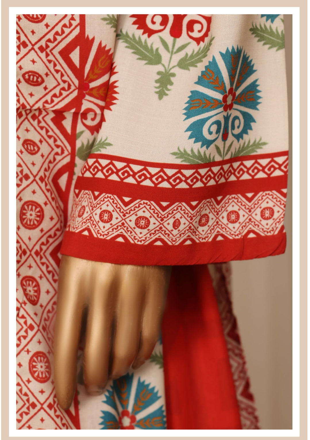 Linen Printed 3pc