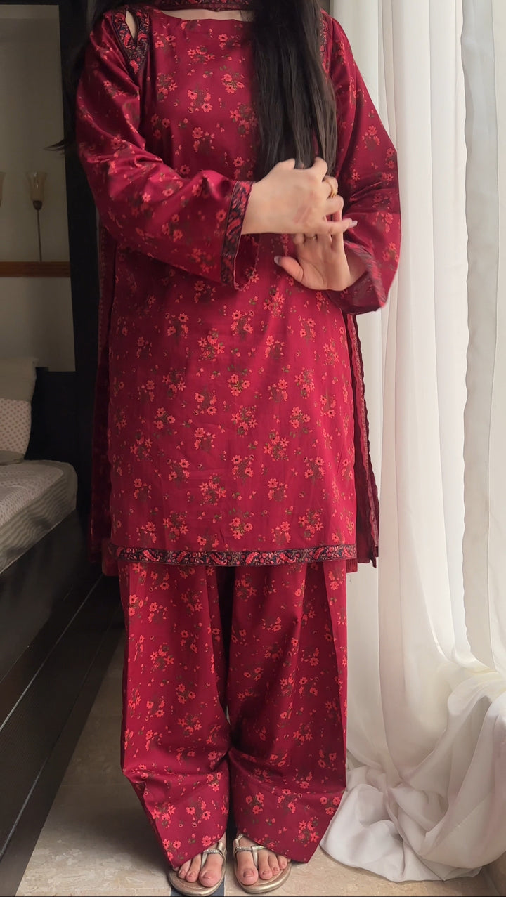 Summer Printed Lawn 3pc