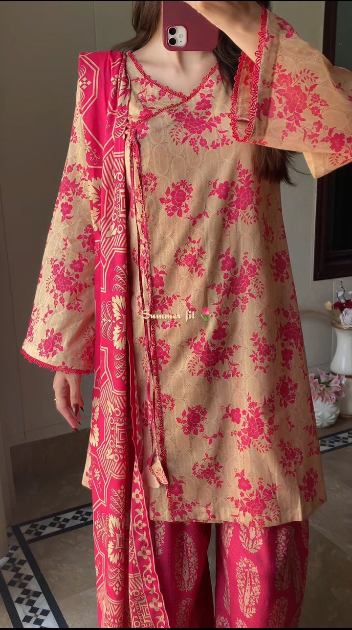Summer Printed Lawn 3pc