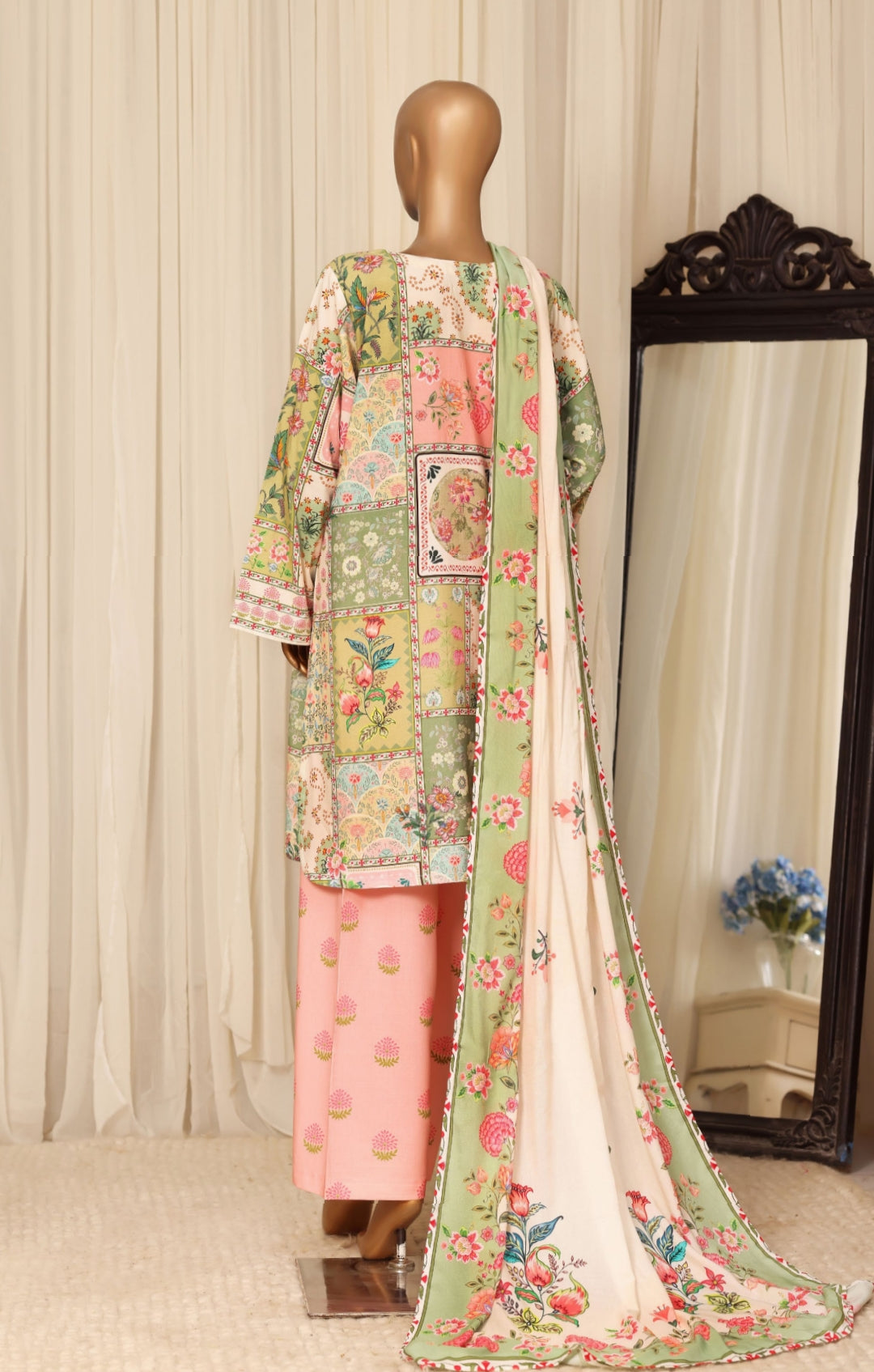 Linen Printed 3pc