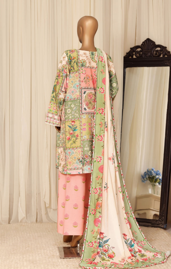 Linen Printed 3pc