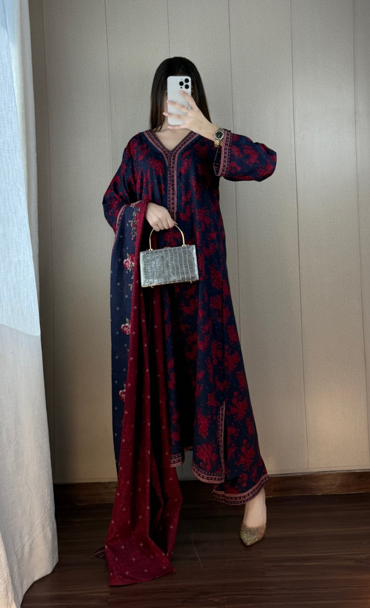 Printed Kaftan 3pc