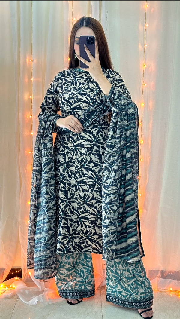 Khaddar Printed 3pc