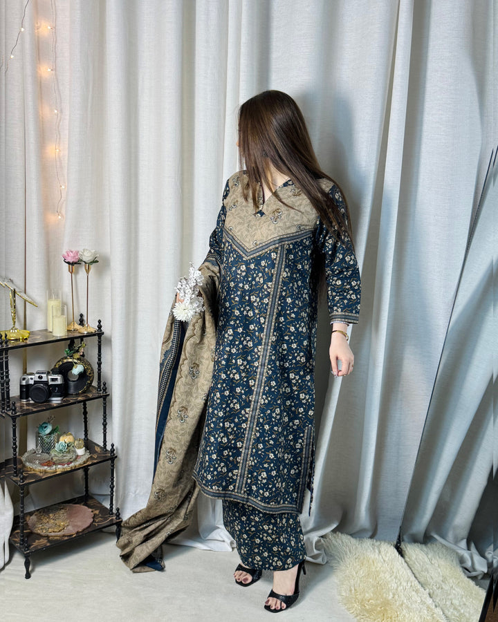 Khaddar Printed 3pc