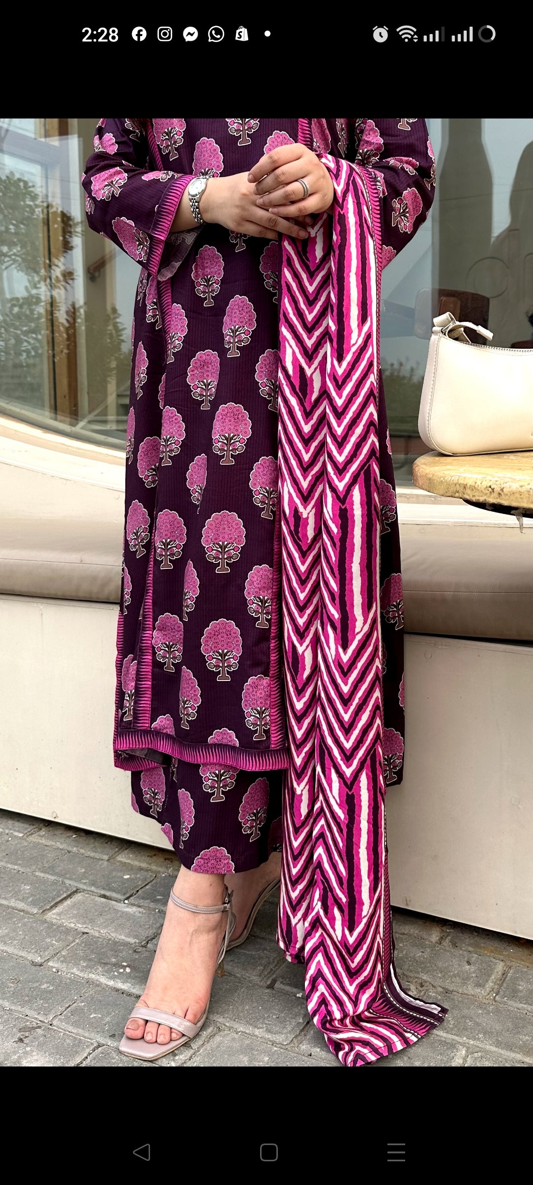 Linen Printed 3pc